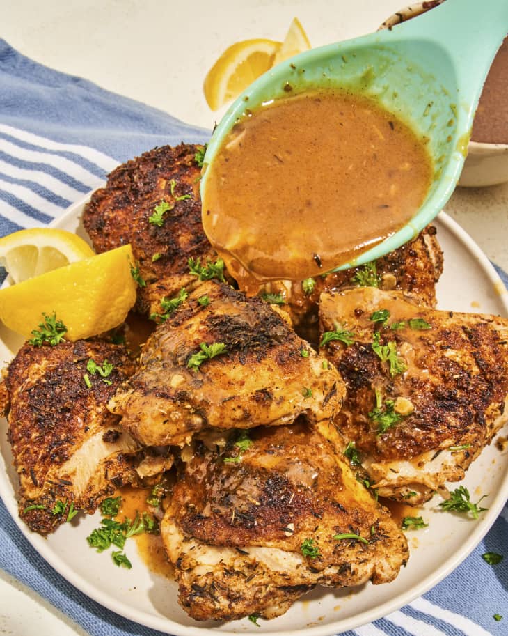 Instant pot boneless store chicken thighs with sauce